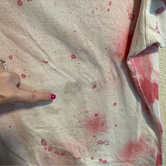 Comfort Colors- 100% Cotton Pink Mother Hood Graphic Grunge Tie Dye T-shirt, 2XL - Picture 8 of 10